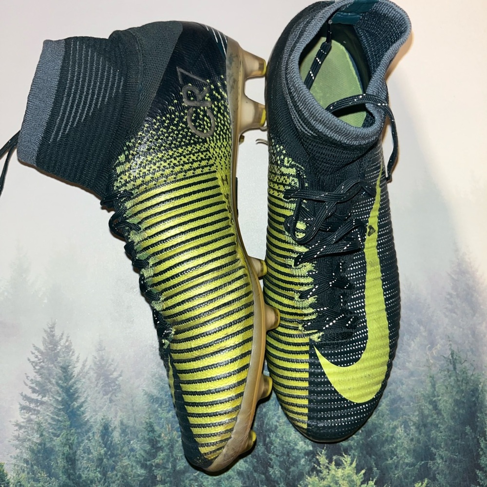 Nike Mercurial CR7 Chapter 3 Superfly 5 Elite Black/Green AG US size 9.5